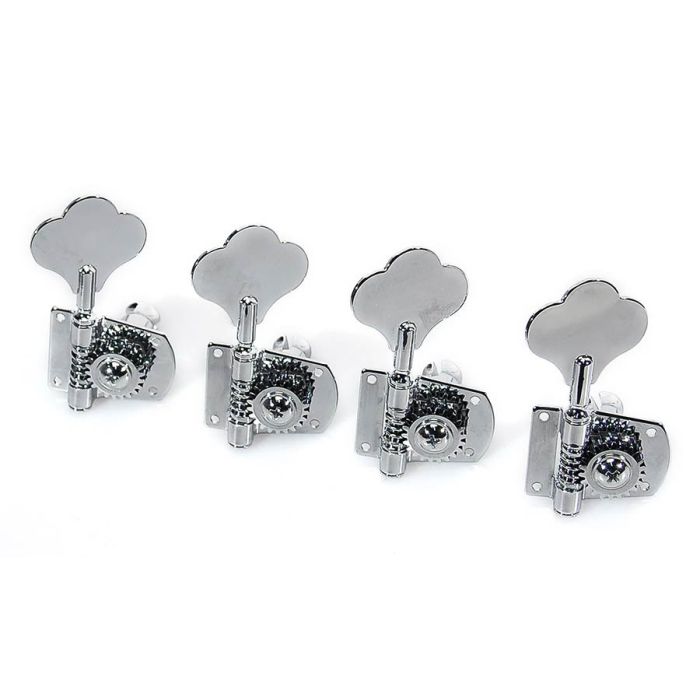 Fender Genuine Replacement Part bass machine heads, Standard Series, chrome, set of 4