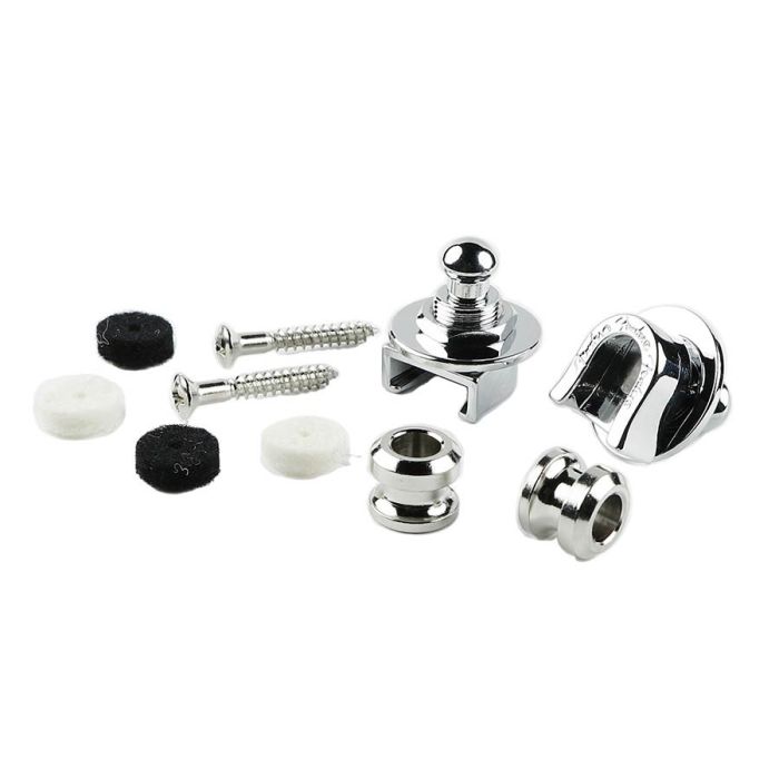 Fender straplocks, chroom, set van 2