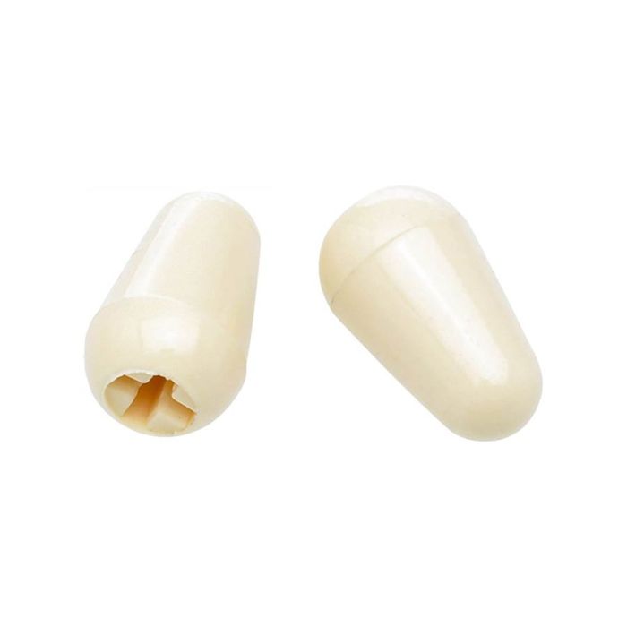 Fender Genuine Replacement Part switch tips Strat, 2 pcs, aged white