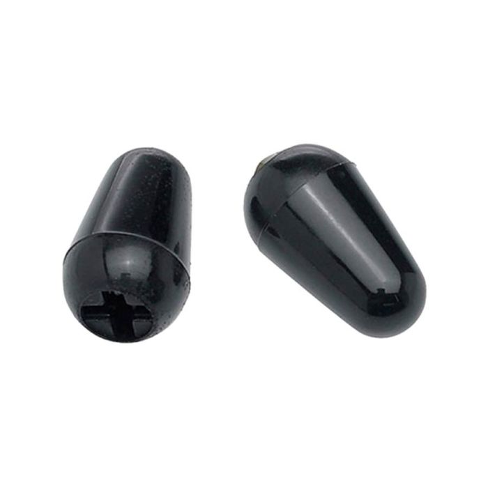 Fender Genuine Replacement Part switch tips Strat, 2 pcs, black