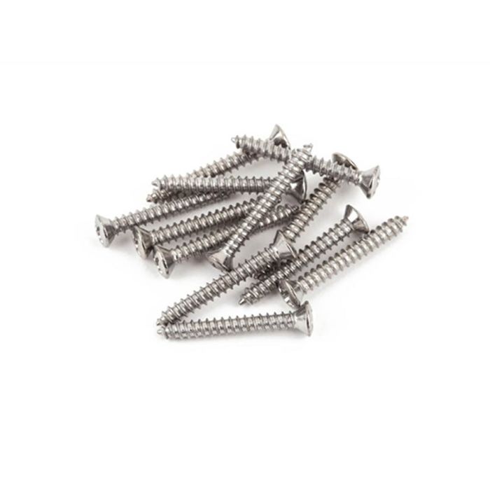 Fender Genuine Replacement Part bridge mounting screws, 5 x 1, chrome, 12 pcs