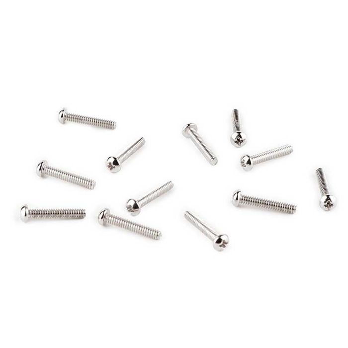 Fender Genuine Replacement Part intonation screws, vintage Strat, 4-40 x 5/8, nikkel, 12 pcs