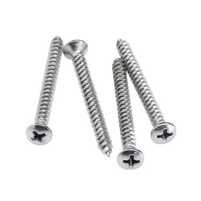 Fender Genuine Replacement Part neck mounting screws, chrome, 4 pcs