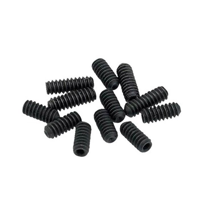 Fender Genuine Replacement Part saddle height screws, American Deluxe and American Series guitars  enï en¾ en86- enï en¾ en07, zwart, 12 pcs