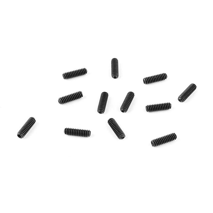 Fender Genuine Replacement Part saddle height screws, American Deluxe Tele, short, 4-40 x 3/8, zwart, 12 pcs