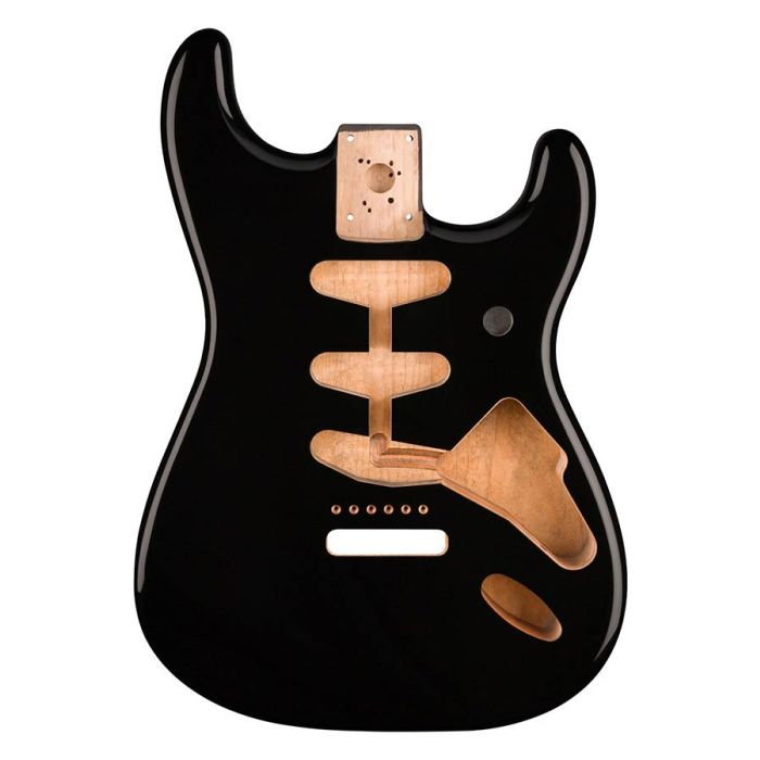 Fender Genuine Replacement Part Stratocaster body (vintage bridge), alder, black