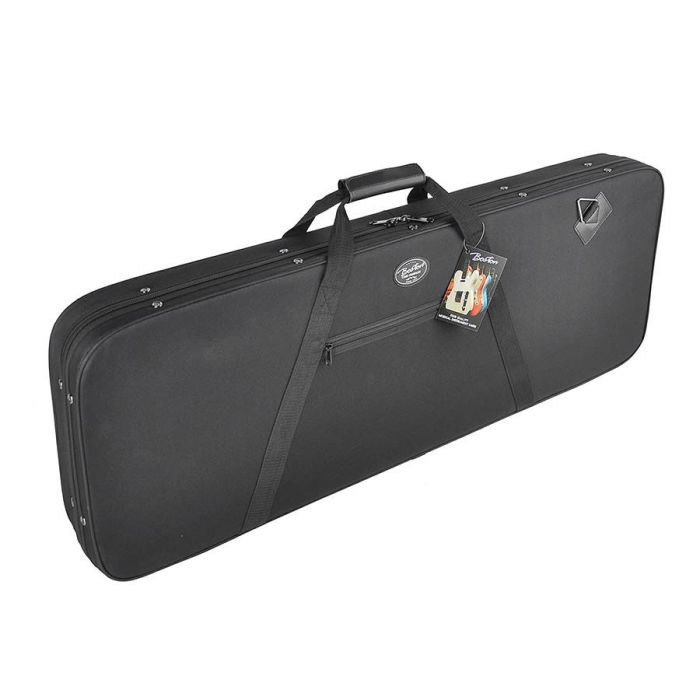 Boston Softcase nylon softcase met polystryreen vulling voor electrische gitaar, met accessoire vak, schouderriem