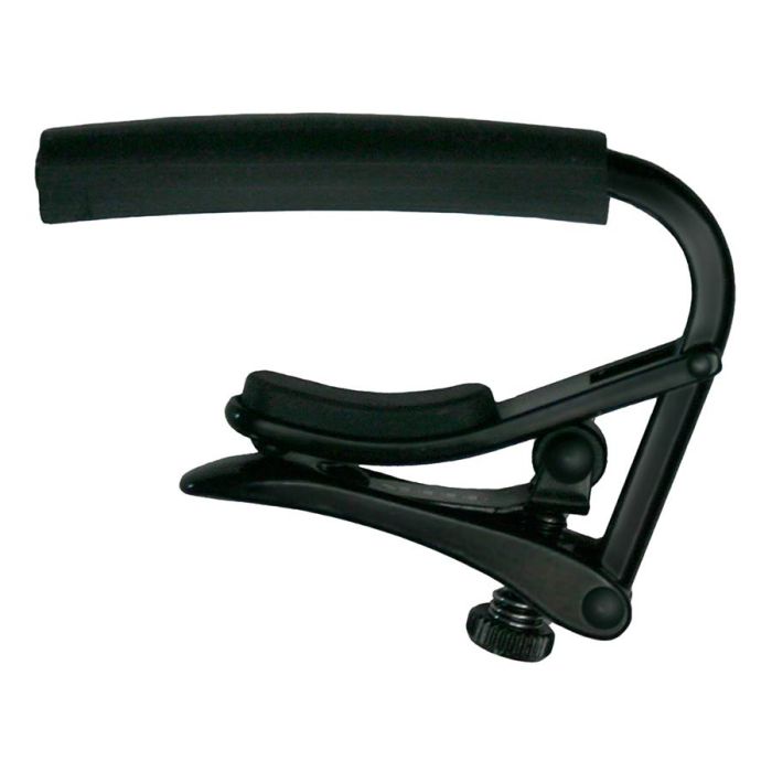 Shubb Standard Series capo voor 12-snarige gitaar, zwart chroom