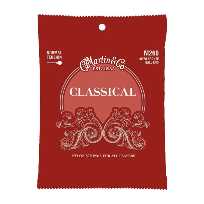 Martin Classical snarenset klassiek, bronze wound & clear nylon, 028-032-040-030-035-043, ball end