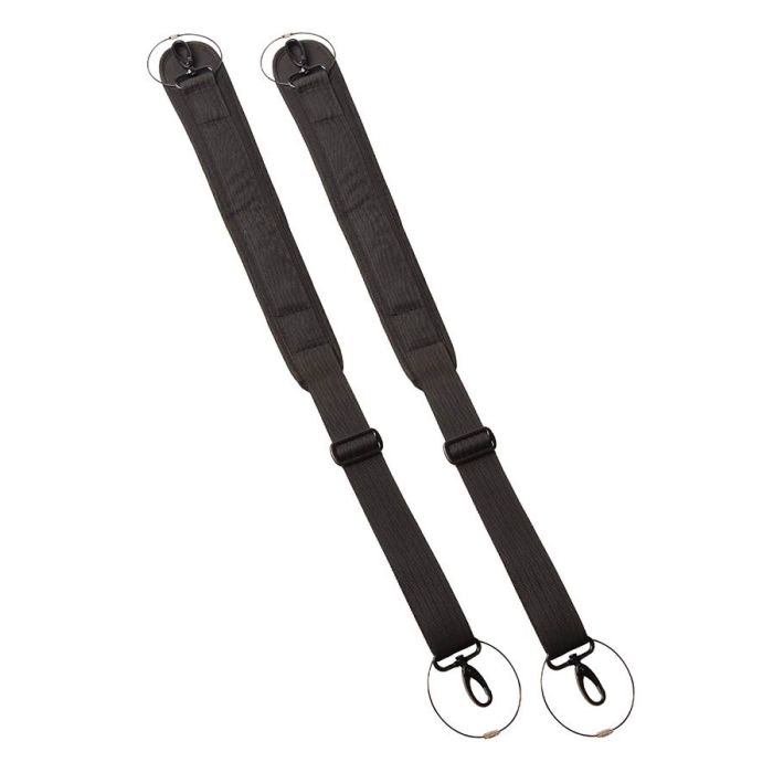 Leonardo straps for violin case, comfort aero padding, high quality, includes 4 security steel ropes