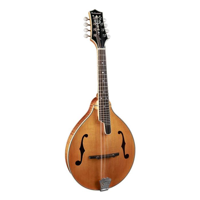 Richwood Heritage Series mandoline A-style, massief sparren top, massief gevlamd esdoorn zij- en achterkant, amber sunburst