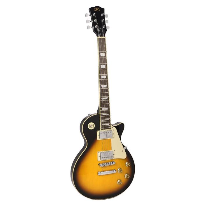 SX LP Std. style elektrische gitaar, lindenhout, 2 x humbucking element, gelijmde hals, sunburst