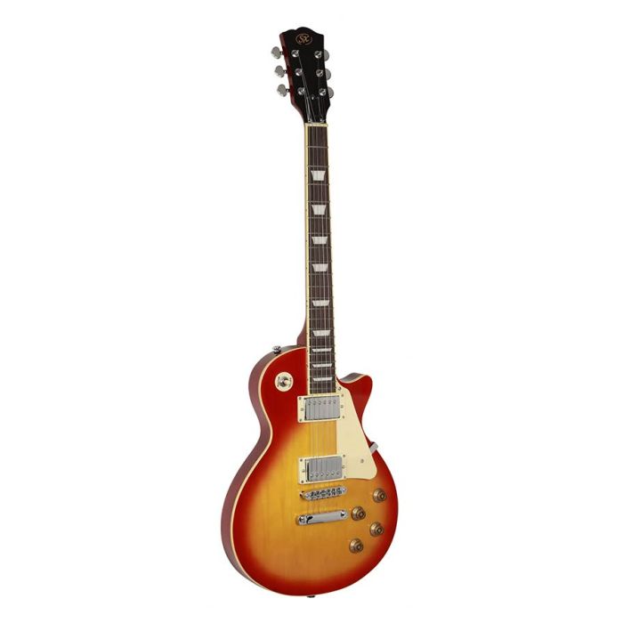 SX LP Std. style elektrische gitaar, mahonie/esdoorn, 2 x humbucker, gelijmde hals, cherry sunburst