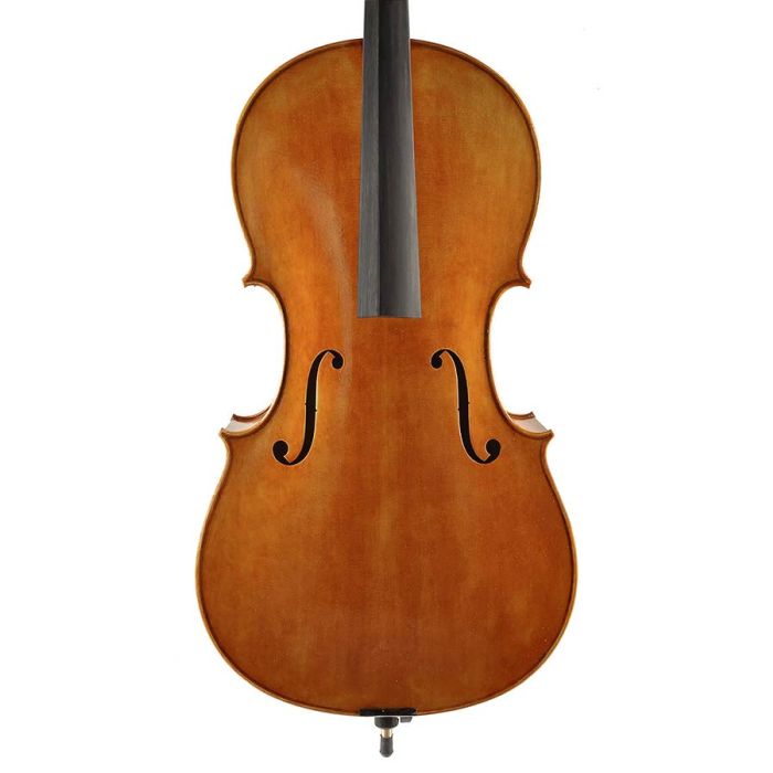 Rudolph Conservatoire cello 4/4, all solid, oil varnish with amber brown finish, flamed