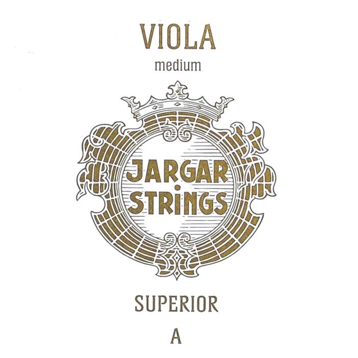 Jargar Superior altvioolsnaar A-1, medium, chrome-steel core, chrome winding, removable ball end