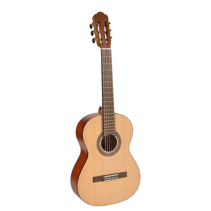 Salvador klassieke gitaar, spruce top, sapele b&s, Savarez snaren, satin finish, 3/4 junior model, 580 mm