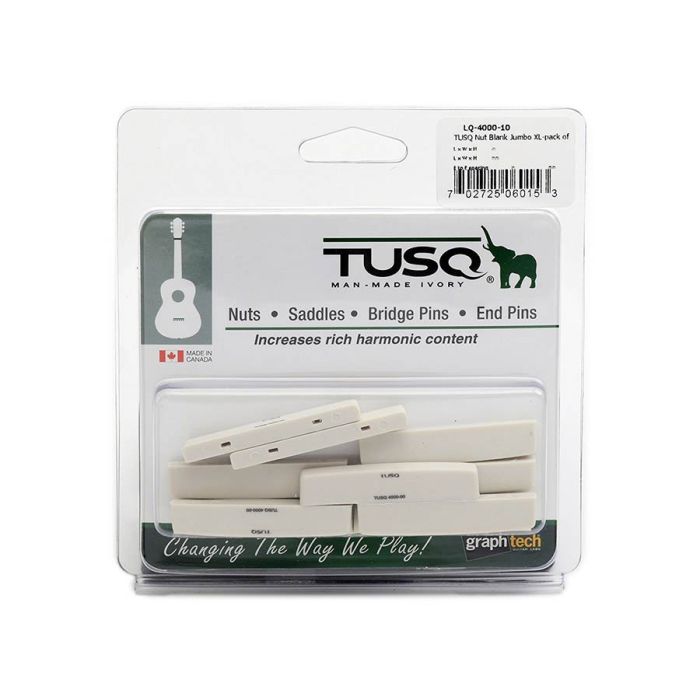 Graph Tech TUSQ 10-pack blank nuts 48.39 x 4.88 x 9.52mm