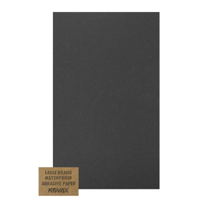 Kovax water proof sanding paper 320 grit (228x140mm), pack of 10 sheets