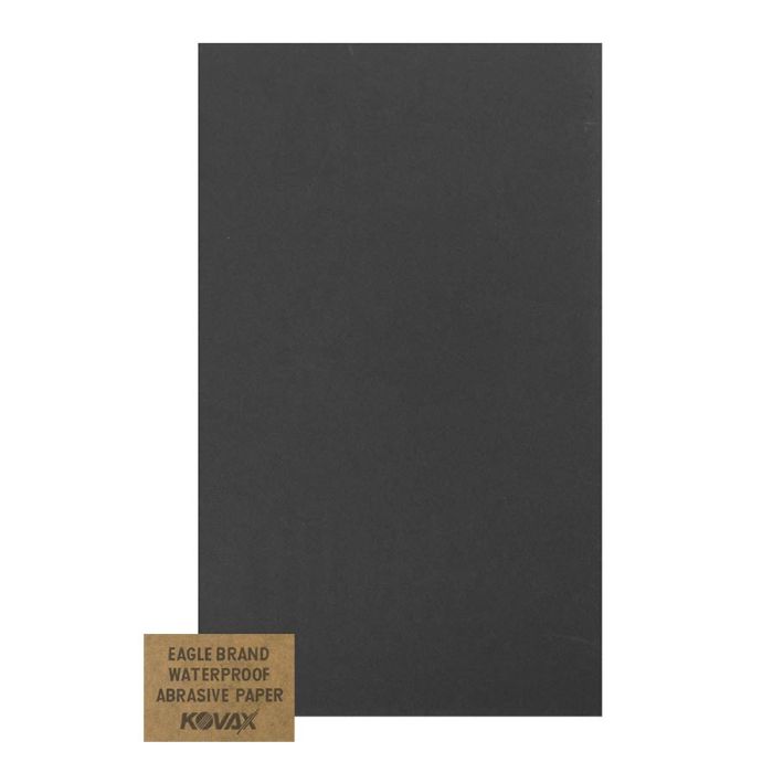 Kovax water proof sanding paper 400 grit (228x140mm), pack of 10 sheets