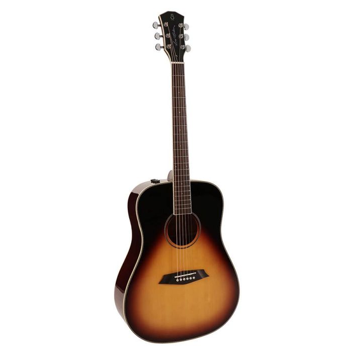 Sire Guitars A3 Series Larry Carlton akoestische dreadnought gitaar met SIB elektronica, vintage sunburst