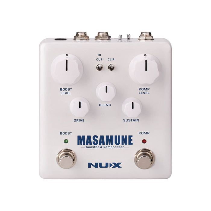 NUX Verdugo Series analoge compressor en boost pedaal, MASAMUNE