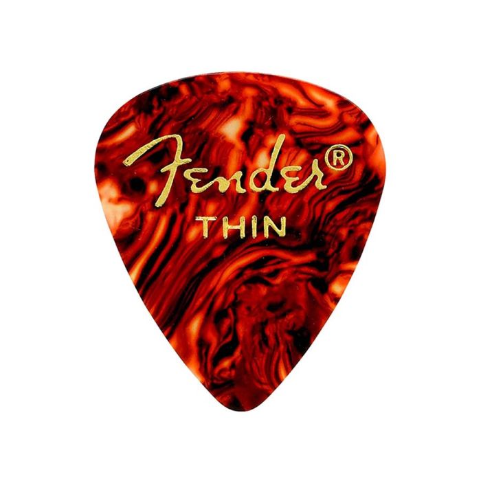 Fender Classic Celluloid Picks 12 pcs 351 shape thin shell guitar picks