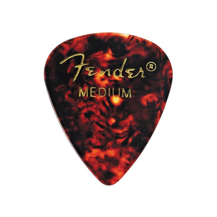 Fender Classic Celluloid Picks 12 pcs 351 shape medium shell guitar picks