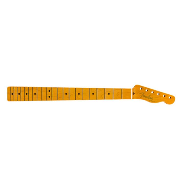 Fender Genuine Replacement Part 50's Telecaster neck, 21 vintage frets,7,25" radius maple fingerboard, C-profile, amber lacquered