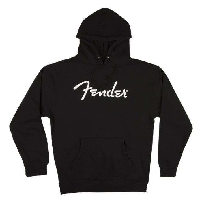 Fender Clothing spaghetti logo hoodie, black, S