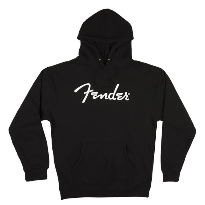 Fender Clothing spaghetti logo hoodie, black, M