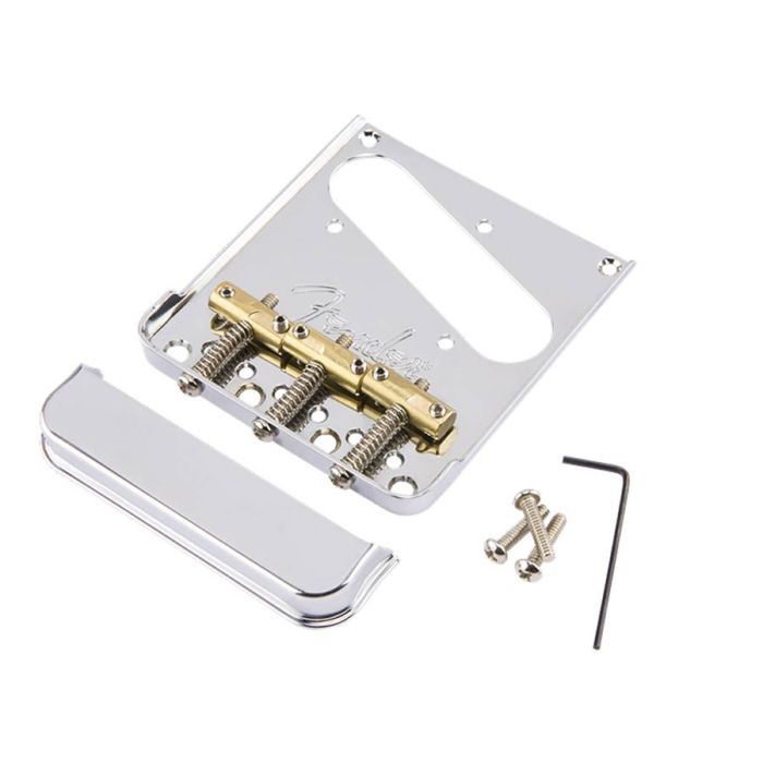 Fender Genuine Replacement Part bridge assembly for American Pro Telecaster, chrome