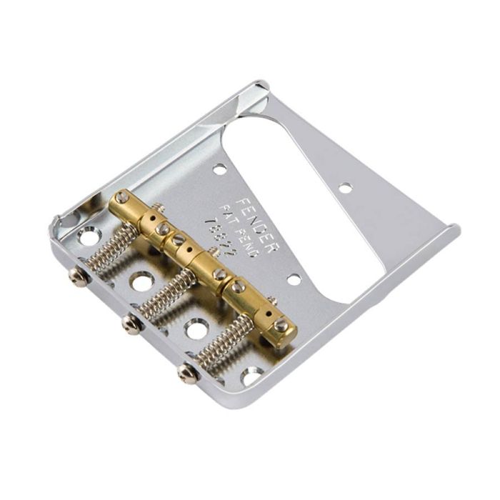 Fender Genuine Replacement Part bridge assembly for American Vintage "Hot Rod" Telecaster, nickel