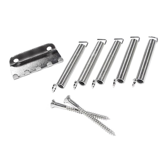 Fender Genuine Replacement Part tremolo spring mounting claw kit for Pure Vintage Stratocaster, nickel