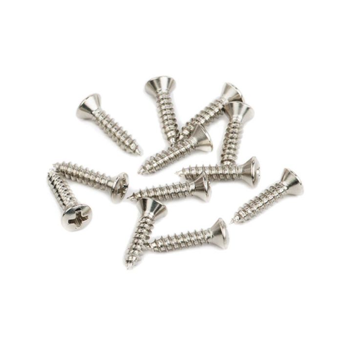 Fender Genuine Replacement Part pickguard screws 12pcs, nickel