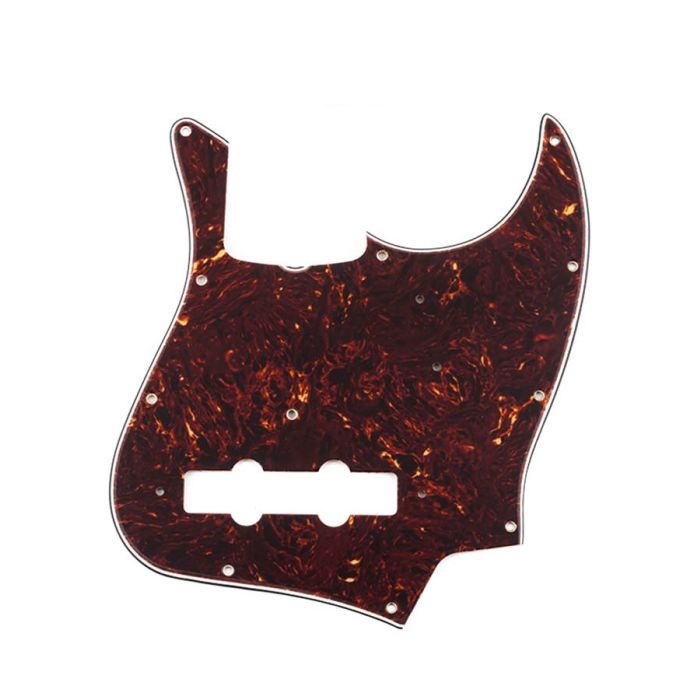 Fender Genuine Replacement Part pickguard 1964 Jazz Bass, 11 screw holes, 3-ply, tortoise shell