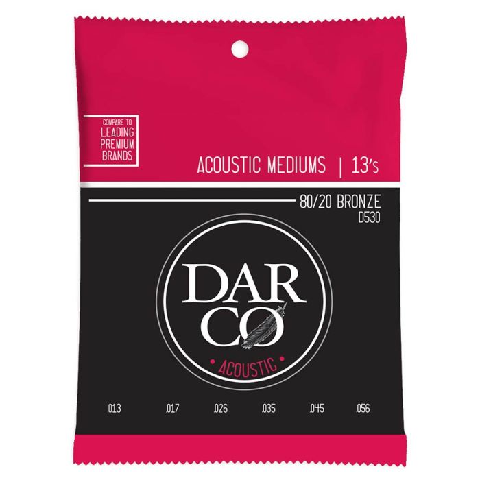 Darco string set acoustic 80/20 bronze, medium 013