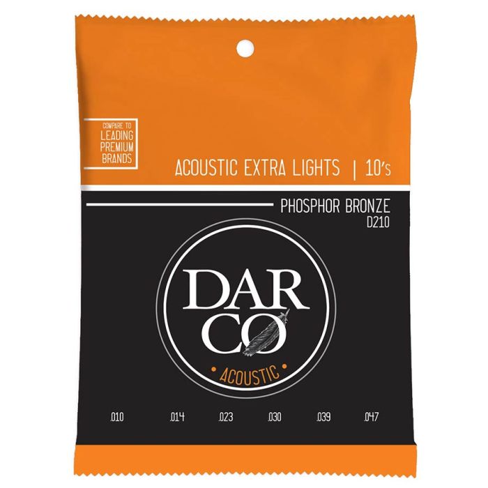 Darco string set acoustic phosphor bronze, extra light 010