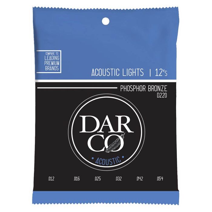 Darco string set acoustic phosphor bronze, light 012