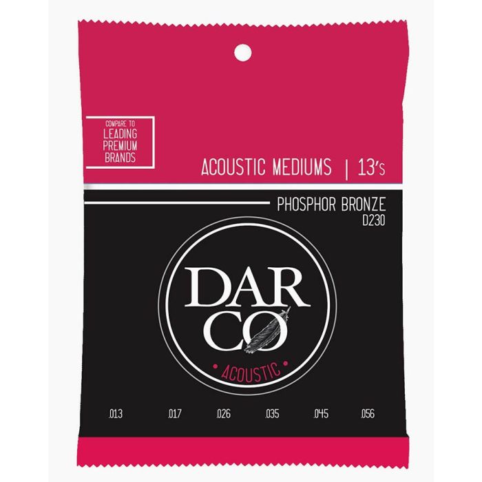 Darco string set acoustic phosphor bronze, medium 013