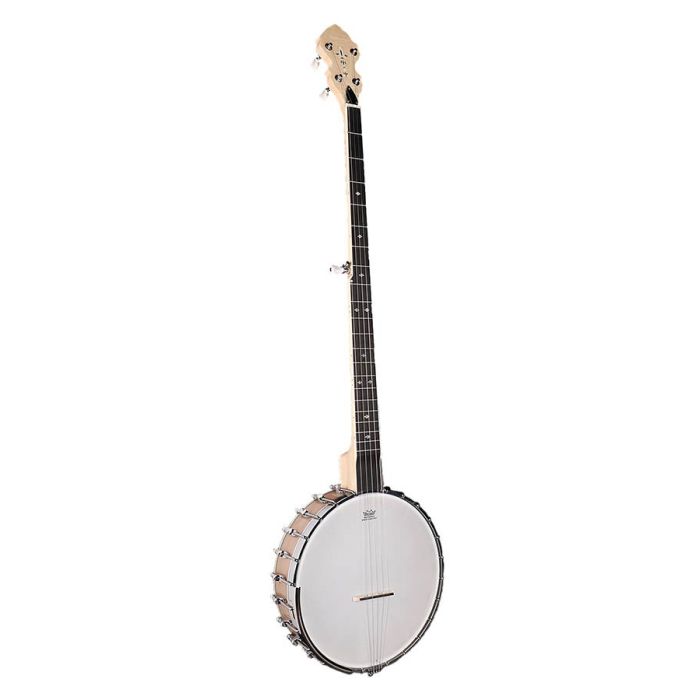 Richwood Heritage Series longneck open back 5-string banjo, maple rim, 24 brackets, whyte laydie toonring, incl koffer