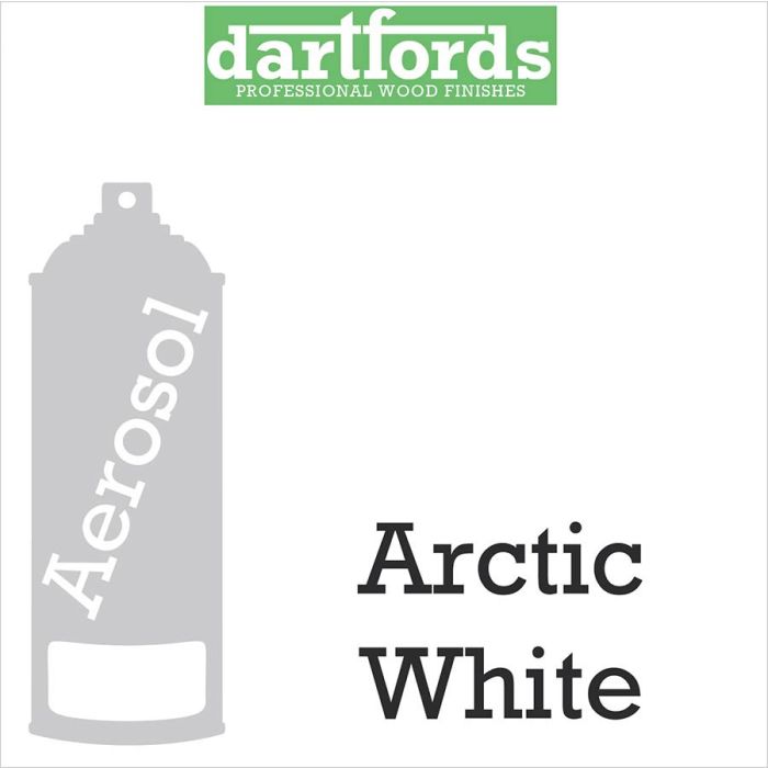 dartfords Nitrocellulose Paint Arctic White - 400ml aerosol