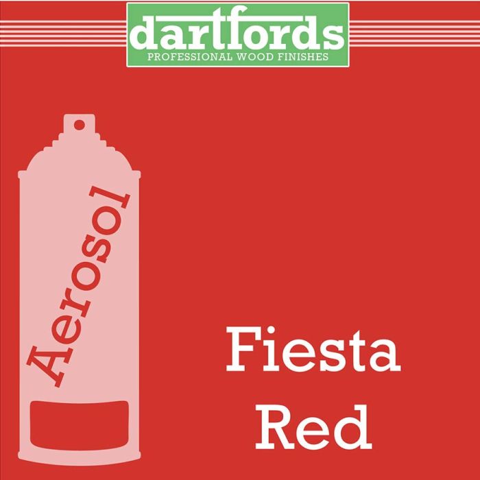 dartfords Nitrocellulose Paint Fiesta Red - 400ml aerosol