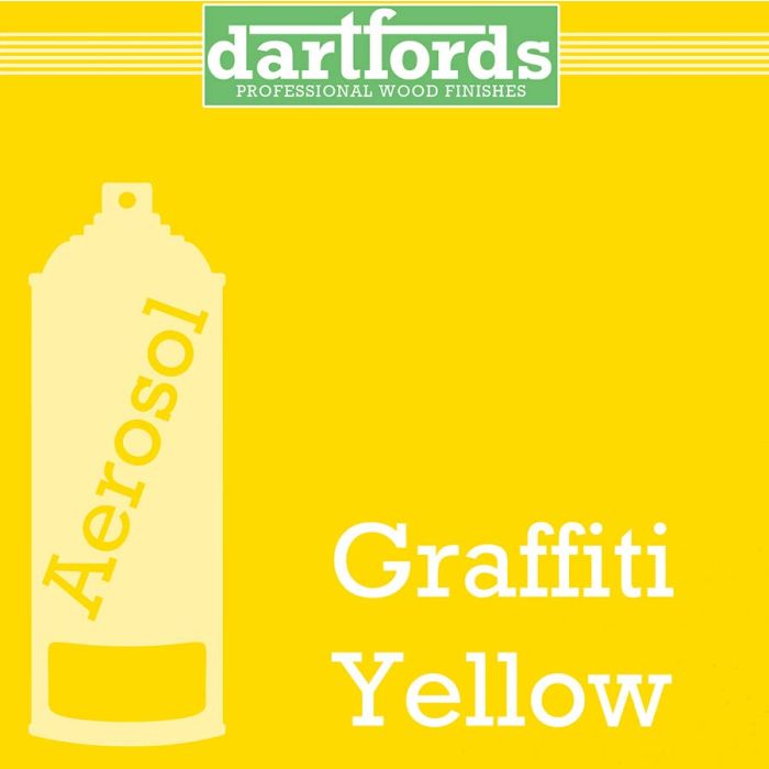 dartfords Nitrocellulose Paint Graffiti Yellow - 400ml aerosol