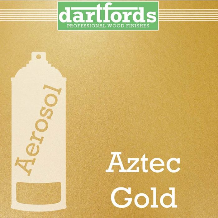 dartfords Metallic Nitrocellulose Paint Aztec Gold - 400ml aerosol