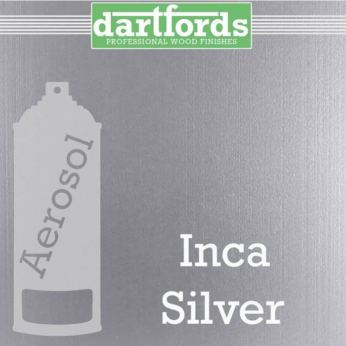 dartfords Metallic Nitrocellulose Paint Inca Silver - 400ml aerosol