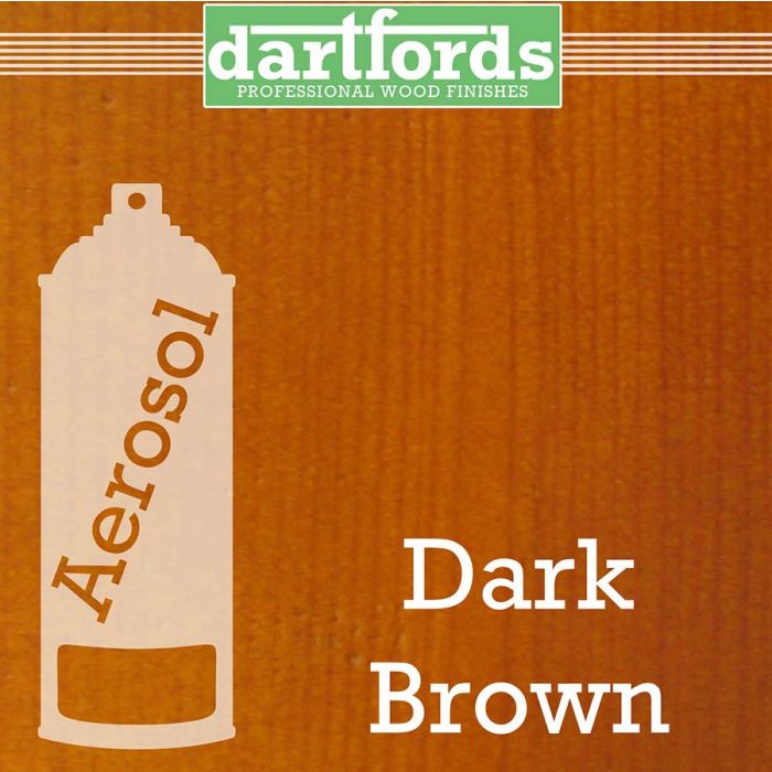 dartfords Nitrocellulose Lacquer Dark Brown - 400ml aerosol