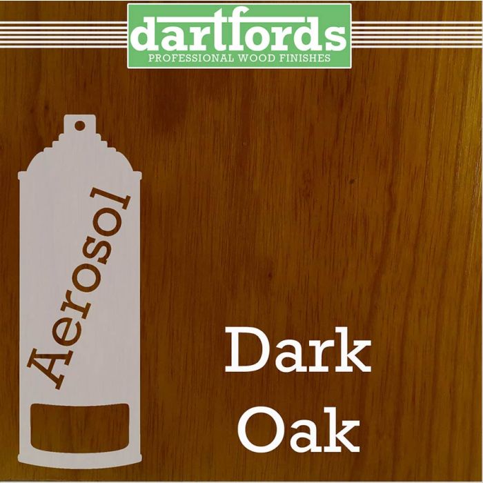 dartfords Nitrocellulose Lacquer Dark Oak - 400ml aerosol