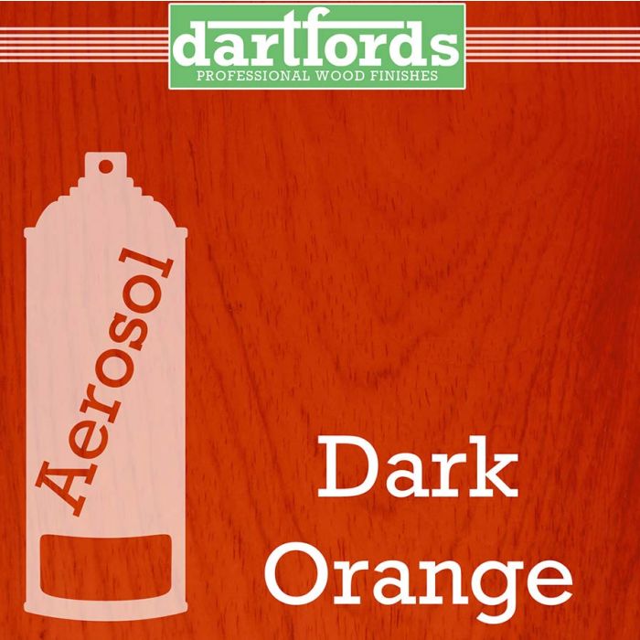 dartfords Nitrocellulose Lacquer Dark Orange - 400ml aerosol