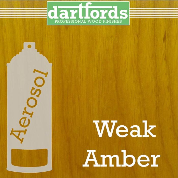 dartfords Nitrocellulose Lacquer Weak Amber - 400ml aerosol