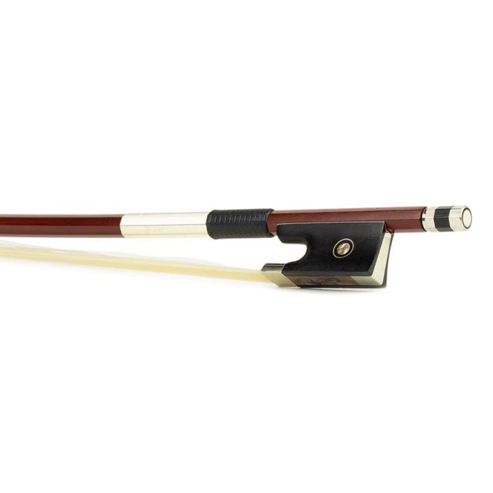 ELS violin bow, 4/4, high quality brazilwood, octagonal stick, fully nickel mounted